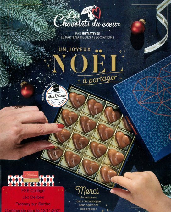 Chocolat de Noël – Vente 2021